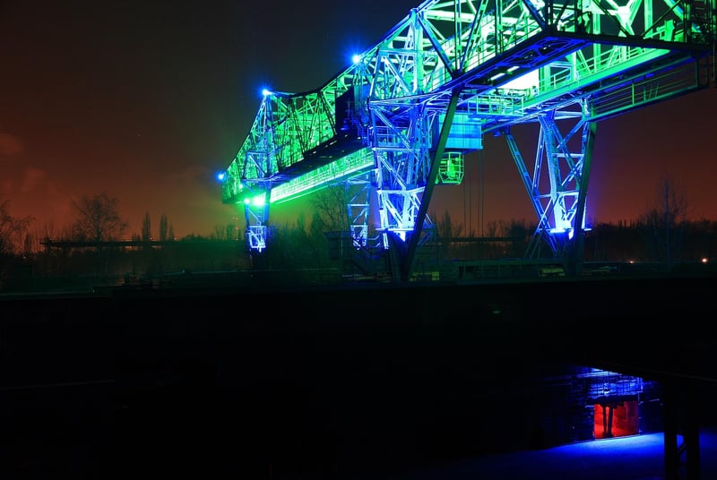 Industrial steelworks